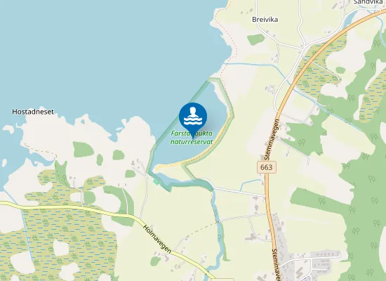 Map of Farstadsanden