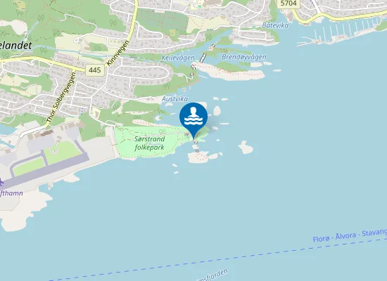 Map of Sørstranda