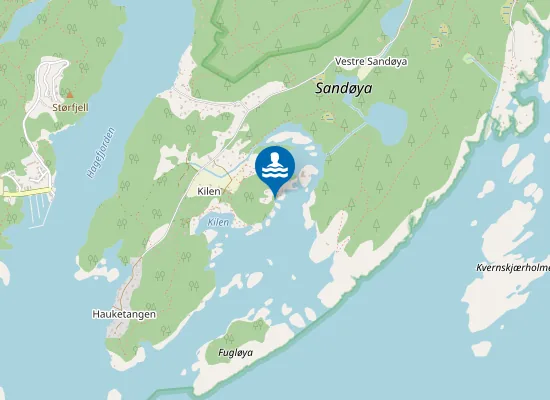 Map of Paradisbukta