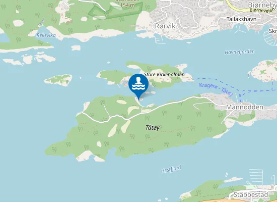 Map of Sjøstrand