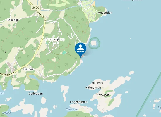 Map of Drotningviga