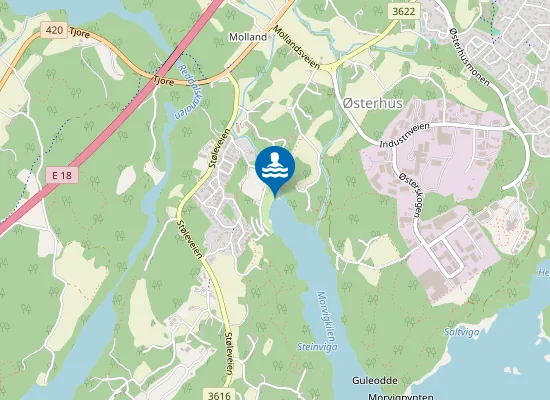 Map of Morvigsanden
