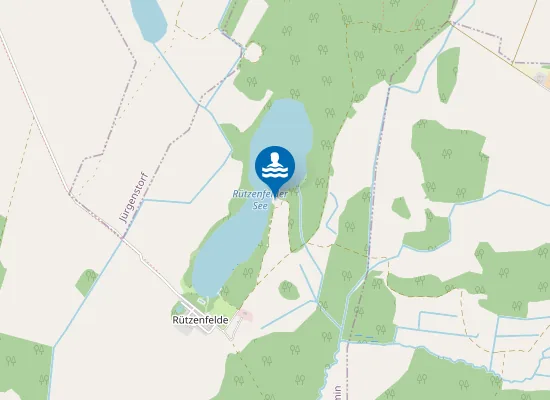 Map of RUETZENFELDER SEE RUETZENFELDE