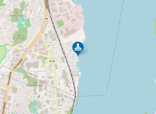 Map of Forusstraen