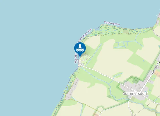 Map of KUMMEROWER SEE SOMMERSDORF