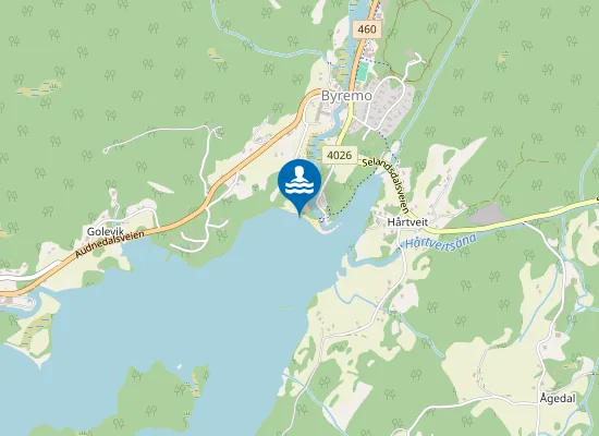 Map of Byremosanden