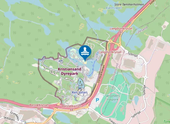 Map of Badestranda