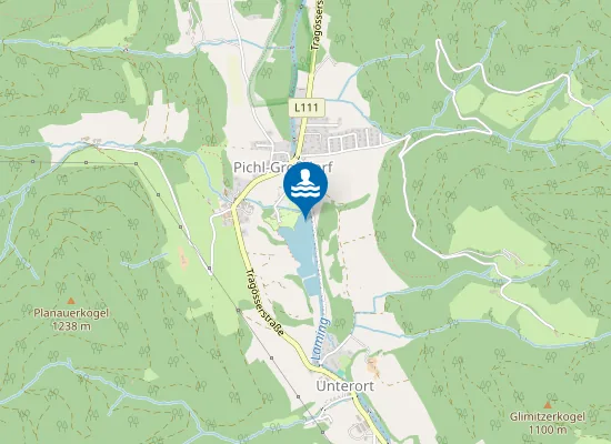 Map of ZENZSEE, TRAGÖß