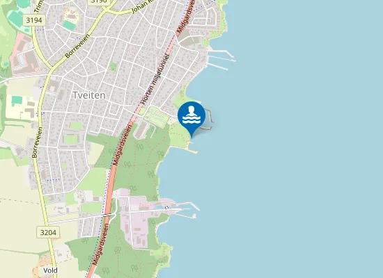 Map of Rørestrand
