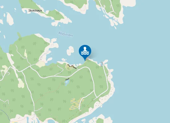 Map of Elvikstranden