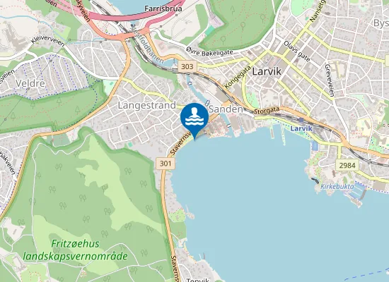 Map of Batteristranda