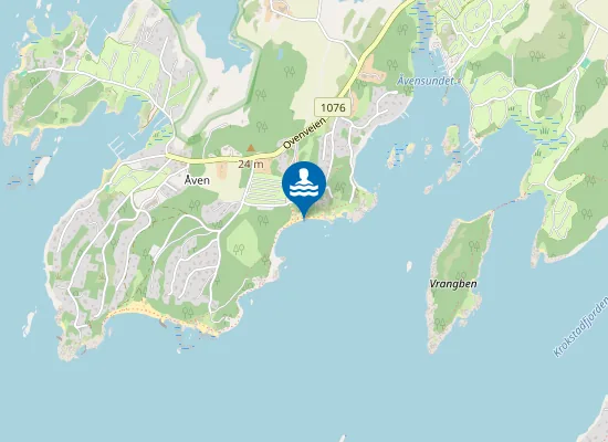 Map of Husebystranda
