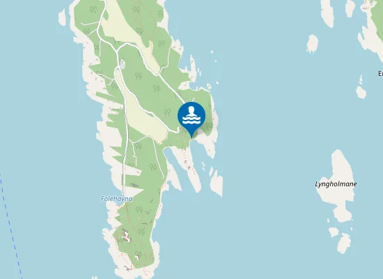 Map of Fruvika strand