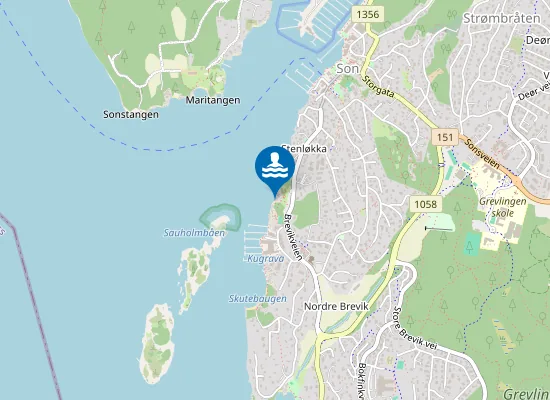 Map of Langesand