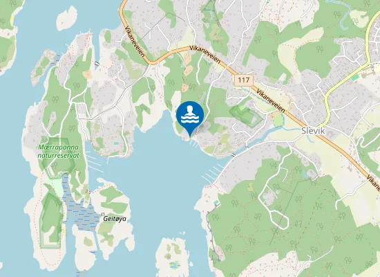 Map of Buvikstranda