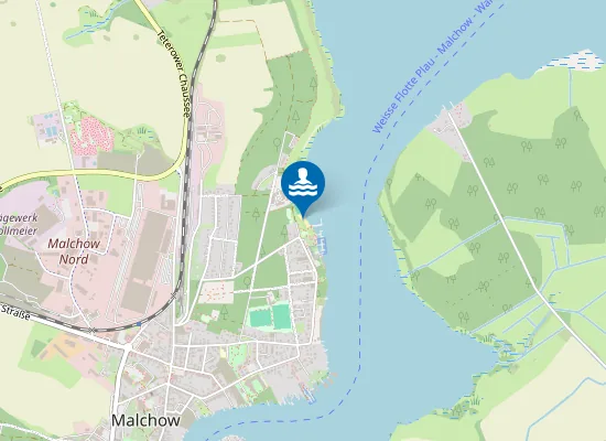Map of FLEESENSEE MALCHOW STRANDBAD