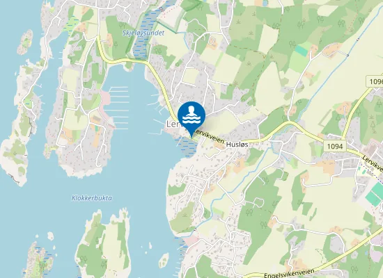 Map of Lervikstranda