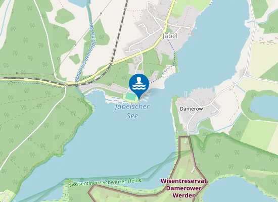 Map of JABELER SEE JABEL SPORTPLATZ