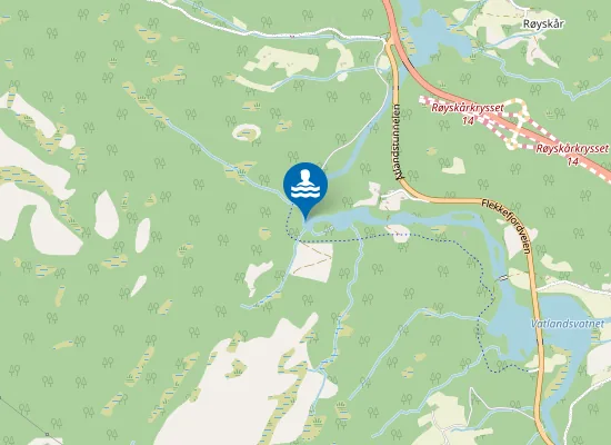 Map of Hundsfossen