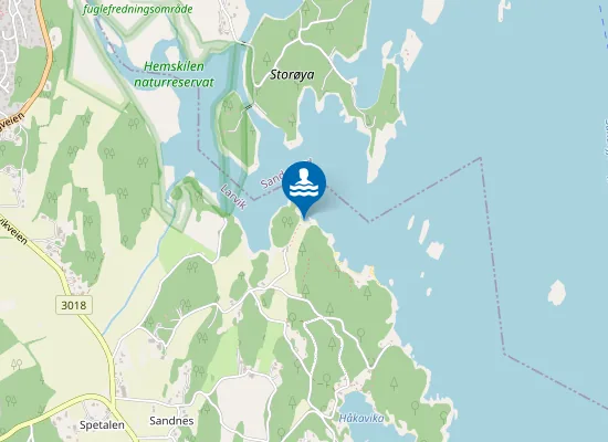 Map of Sperrvik
