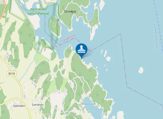 Map of Sandvika