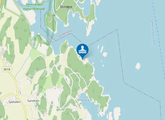 Map of Sandvika