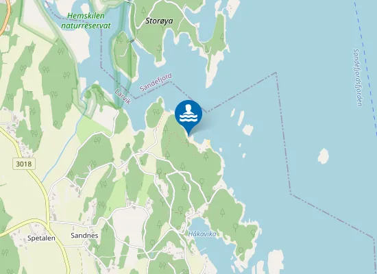 Map of Sandvika