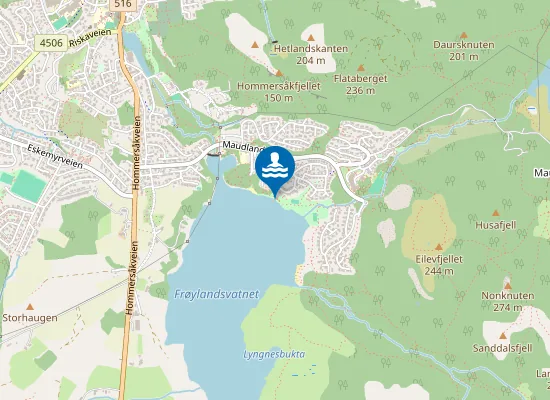 Map of Lille stranda