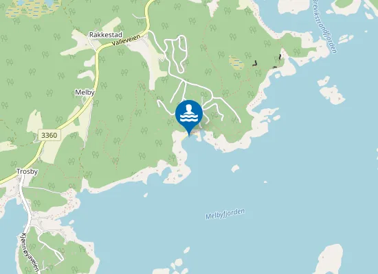 Map of Rakkestadstranda