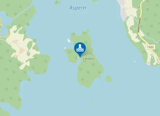 Map of Løvøya