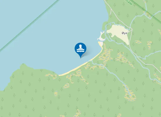 Map of Øysanden