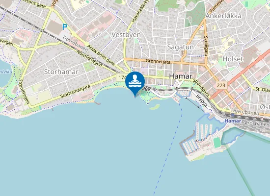 Map of Koigen Badeplass