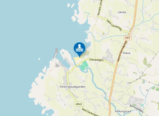 Map of Stavasanden