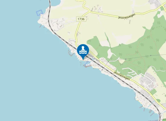 Map of Jessnesstranda