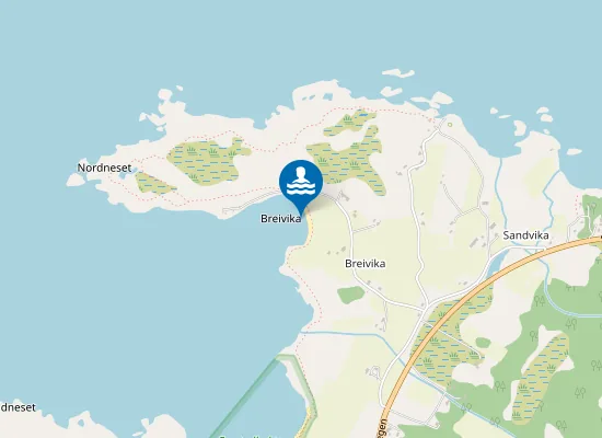 Map of Breivika