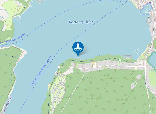 Map of MUERITZ ECKTANNEN