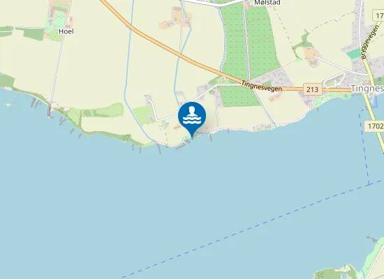 Map of Stranden Badeplass