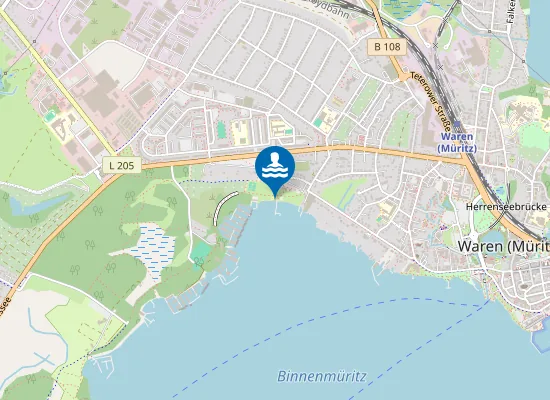 Map of MUERITZ VOLKSBAD WAREN