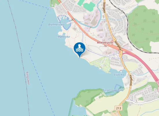 Map of Sanda Badeplass