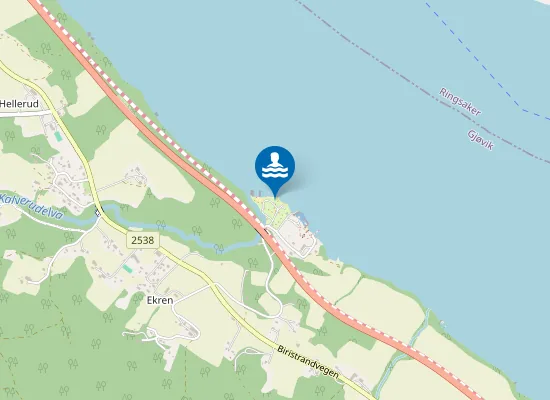 Map of Flutua Badeplass