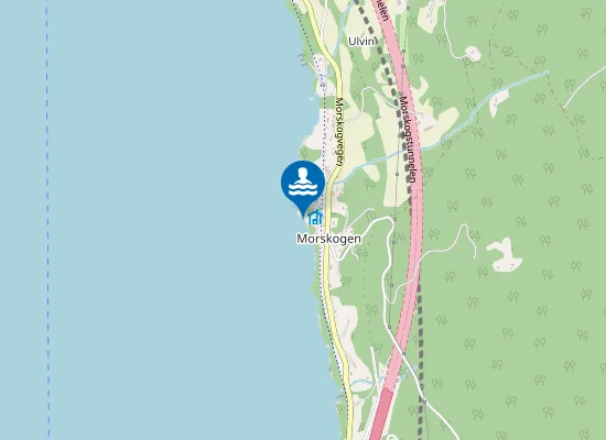 Map of Morskogen Badeplass