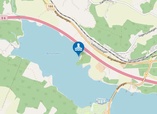 Map of Harpvika Badeplass