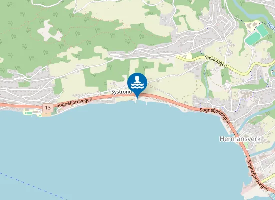 Map of Fylkesmannsstrondi