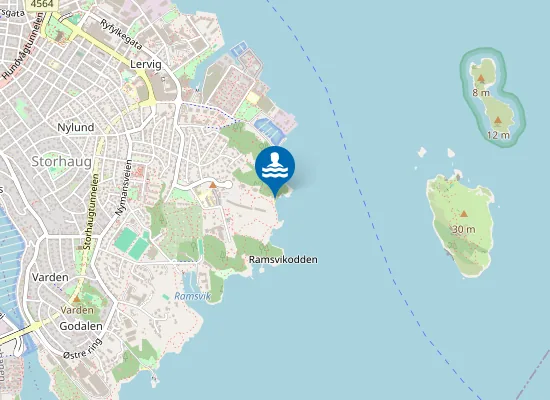 Map of Rosenli-stranden