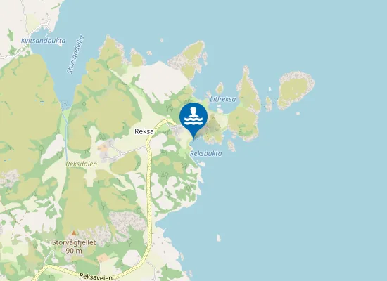 Map of Reksafjæra