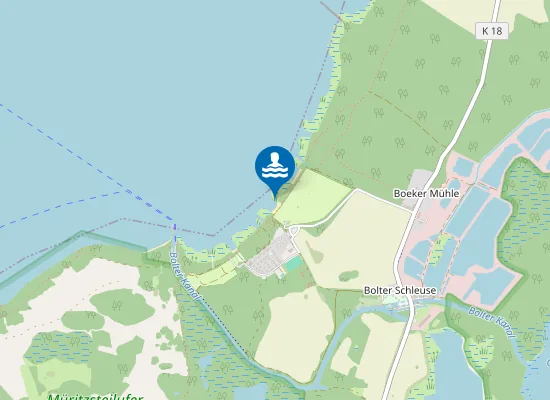 Map of MUERITZ BOEK CAMPING 15