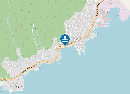 Map of Apotekerstranda