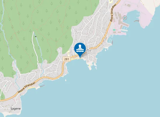 Map of Apotekerstranda