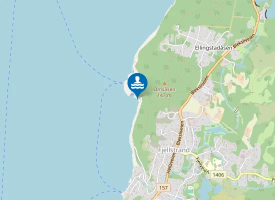Map of Sørstrand