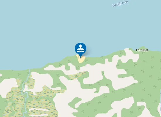Map of Kvanndalsstranda